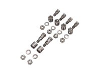 Heater control rod barrel nut hardware kit. Porsche 356 1950-65 - 64421175501, 64421175100, 64421175500, N0122265, N02214812 Heater control rod barrel nut hardware kit. Porsche 356 1950-65 - 64421175501, 64421175100, 64421175500, N0122265, N02214812