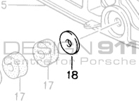 Gearbox Bracket Washer. Porsche 964 / 993 - 99902518202 Gearbox Bracket Washer. Porsche 964 / 993 - 99902518202