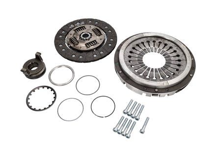 Kit d'embrayage. Disque d'embrayage, plateau de pression et butée de débrayage Porsche 964 RS - 90006710301, 96411414331, 94411608001, 964641330110, 96410223931, 96411602790, 99611601534
