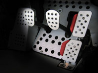 Rennline REV2 3 Piece Pedal Set Perforated. Porsche 911 / 912 / 914 / 930 / 964 / 993 Manual - A12.2.P21