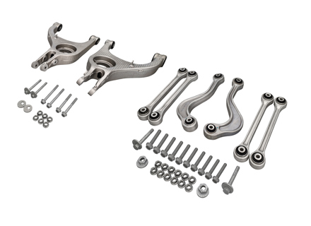 Set di bracci di controllo della traiettoria inferiori e superiori posteriori. Porsche 970 Panamera 2010-16 - 97033104300, 97033104700, 99733121702, 99633121702, WHT007492, 97033121900, 99907285101, 99908444501, 97033104104, 97033104103, 97033104102, 97033104204, 97033104203, 97033104202, 99907285701, 99907285401, 99633121900, PAF007648, 97034121700, WHT008736