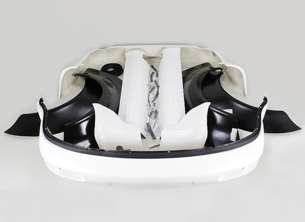 Side sills 4 parts Porsche 965 Turbo / 964 widebody