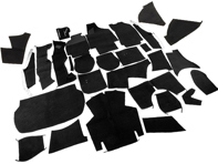 Complete interior carpet set for Porsche 964 C2/C4 Cabriolet LHD Complete interior carpet set for Porsche 964 C2/C4 Cabriolet LHD