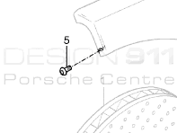 Brake disc cover plate Bolt. Porsche Carrera GT Brake disc cover plate Bolt. Porsche Carrera GT