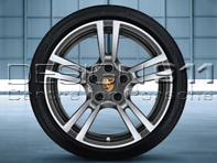 19' Turbo II Alloy Wheels & Winter Tyres Original Porsche for 997.2 C4 / C4S - 99704460101, 99704460102