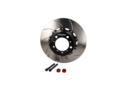 DAMAGED Left Brake Disc / Rotor Slotted REAR. 996 / 997.1 / 997.2 / 991 / 992 - A2-032, A2-032B
