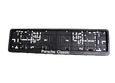 Support de plaque d'immatriculation Porsche Classic. - PCG70120100, PCG70120101 Support de plaque d'immatriculation Porsche Classic. - PCG70120100, PCG70120101