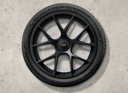 Cerchi in lega da 20"/21" 911 GT3 RS Magnesium (in Nero) e pneumatici estivi Originali Porsche - 992044680CL