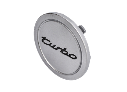 Wheel cap 'Turbo' logo with full-colour Porsche Crest - 96536130300