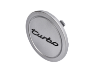 Wheel cap 'Turbo' logo with full-colour Porsche Crest - 96536130300