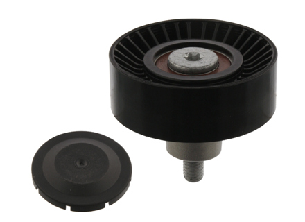 Idler pulley for auxiliary belt, with bolt. Porsche 958 Cayenne - 36057, 95810211900