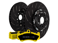 EBC Racing front Two-piece floating brake disc and yellowstuff pad kit. Porsche 991 turbo / 981 Cayman GT4 - P2DK039Y, 99135140502, 99135140602, 99135194704 - DP42206R, SG2F016 EBC Racing front Two-piece floating brake disc and yellowstuff pad kit. Porsche 991 turbo / 981 Cayman GT4 - P2DK039Y, 99135140502, 99135140602, 99135194704 - DP42206R, SG2F016
