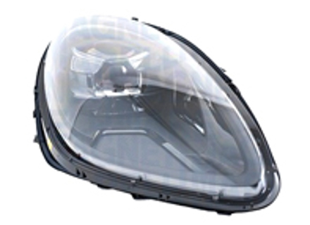 Black LED matrix headlamp, LHD Cars. Porsche 95B Macan with PDLS - 711451000477, 711451000478, 95B941079AS, 95B941080AS, 95B941080P, 95B941079P