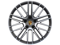 Turbo V front alloy wheel in Titanium finish 20' 8.5J ET40 (Winter) PCD 5/130 - 992601025QOC6 Turbo V front alloy wheel in Titanium finish 20' 8.5J ET40 (Winter) PCD 5/130 - 992601025QOC6