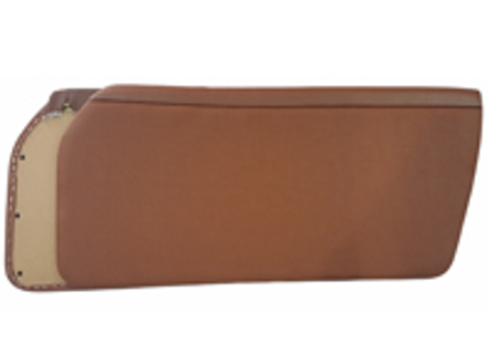 Door panel set, Basketwave, in Brown. Porsche 914 - 91455501711702, 91455501711, 91455528315