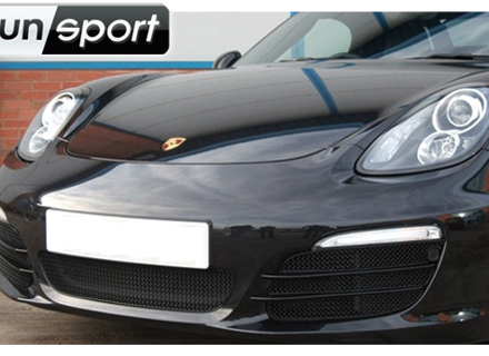 Front Bumper Stainless Steel Grill Set ZunSport. Porsche 981 Boxster (Without Parking Sensors) - ZPR35912, ZPR36012, ZPR38412, ZPR35912, ZPR36012, ZPR38412