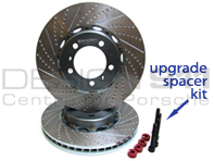 Brake Disc / Rotor Drilled & Slotted 2-pc FRONT/REAR 997 Turbo With PCCB
