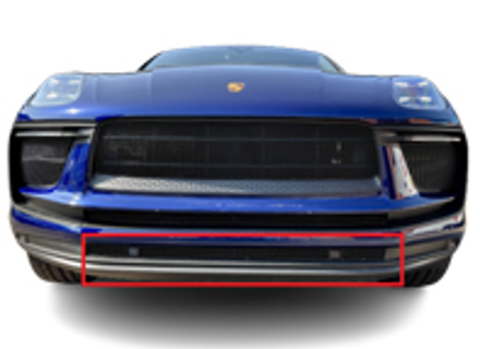 Frontstoßstange aus Edelstahl, mittlerer unterer Kühlergrill ZunSport. Porsche Macan / S / GTS Facelift - ZPR81321, ZPR81321B, ZPR81321, ZPR81321B