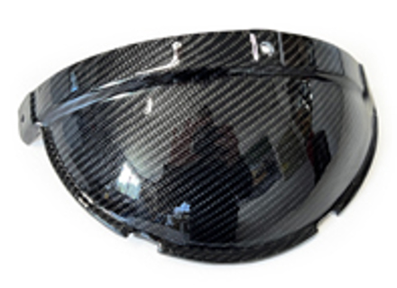 Carbon fibre fan shroud heater delete cover. Porsche 964 / 993 - 96410640302, 99310640300 - SC117E-C3