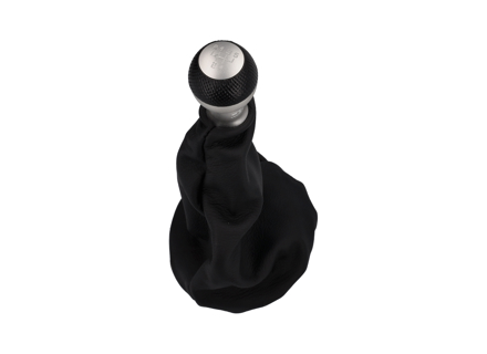 Gear lever knob in alloy finish with leather gaiter. Porsche 911 G50 1987-89 5-speed - 950424079001AJ