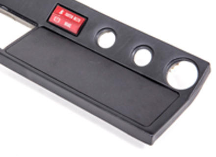 Rennline Radio Block-Off Plate. Porsche 911/912/930 1965 - 1985 - I22