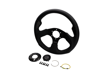 Stuur Jet - Zwart Leer - Momo - M11102912211, M11102915211