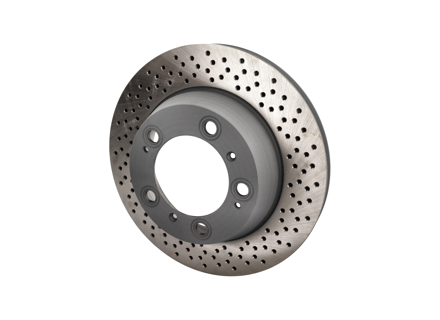 Brake disc rotor, Rear. Porsche 986 Boxster S (OE Part No 98635240301) - 98635240301, 205822C, 98735240300, 98735240301