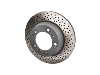 Brake disc rotor, Rear. Porsche 986 Boxster S (OE Part No 98635240301) - 98635240301, 205822C, 98735240300, 98735240301