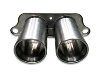 Exhaust tail pipe Porsche 911 GT3 GT3 RS and 911 R titanium - 99111125391, 99111125395 - TSPO99112.023.T