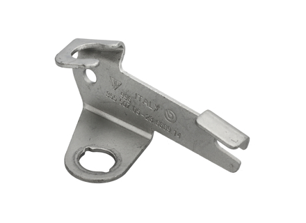 Brake hose support, Front left.