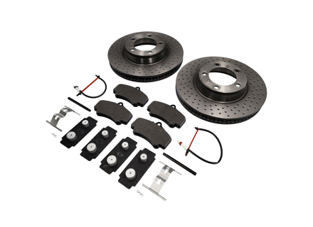 FRONT Brake Pads and Brake Disc Package Porsche 997 C2S Brembo - 99635140904, 99635140903, 99635141004, 99635141003, 99635194913, 99761275701, 99761267801, 99635108901, 99635195911