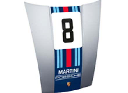 Porsche 911 MARTINI RACING® hood with lollipop. Porsche 911 G-model - WAP0503020MMR1