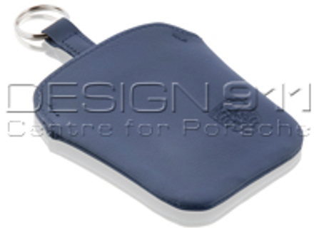 Leather Key pouch MARINE BLUE for Porsche - PCG044100007JX