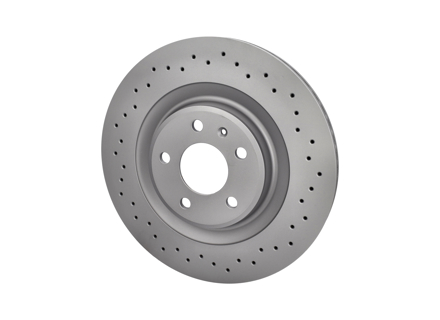 Disco freno POSTERIORE Ø: 330 mm. Porsche Macan MK1 2.0L / 3.0L Benzina / Diesel / GTS e MK2 dal 2019 in poi SPORT COAT Z - 95B615601A, 95B615601G, 95B615601F - 100.3358.52