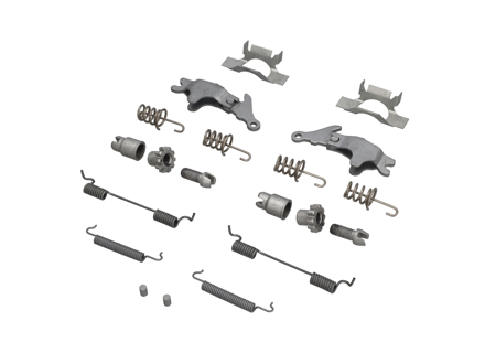 Kit molle ganasce freno a mano. Porsche 997.2 - 99335207100, 298609723, 99735272101, 298609717, 99735272302, 99735280700, 99335207301, 99335207300, 99735274102, 298609583, 92835209001