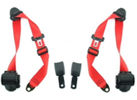 Retractable 3-point inertia reel front seat belts Porsche 911 - 911 - SA-5054