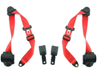 Retractable 3-point inertia reel front seat belts Porsche 911 - 911 - SA-5054