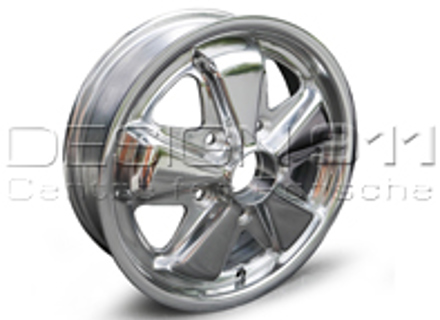 15' Ultralite Chrome Fuchs Style Alloy Wheels 4.5J ET42 For Porsche Car - MX145015PO