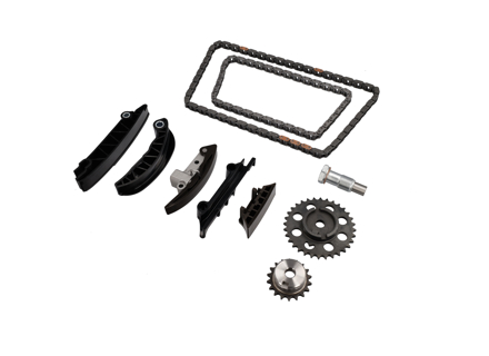 Timing Chain Kit for camshaft, with guide rails and chain tensioner Porsche Cayenne 957 3.6L - 95510546501, 95510516900, 95810546700, 95510550702, 95510546900, 95510551400, 95510557001, 95510522100, 95510506501, 95510506600