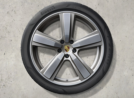 22' Cayenne  Exclusive Design Sport alloy wheels and summer tyres Original Porsche - 9Y0044663Q