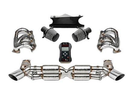 Fabspeed Supersport Performance Exhaust Package STREET GT2 Style Polished. Porsche 997.2 Turbo / Turbo S - FSPOR9972TSHDR, FSPOR9972TSC, FSPOR9972TCOMPAI, FSPOR9972TET, FSPOR9972TSSSXG