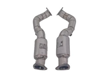 GPF risanato elimina il set tubi di scarico. Porsche 718 GT4 RS - 9GT254351B, 9GT254351C, 9GT254352B, 9GT254352 - 9MGT254351CR