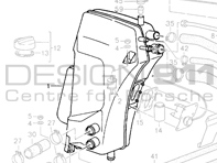 Oil Tank. Porsche 964 Turbo 3.6L - 96420707020, 96420707022