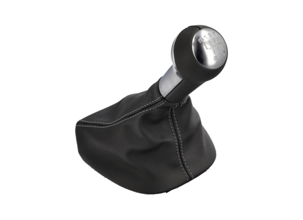 Schaltknauf Leder mit Aluminium-Schaltkulissenblende. Porsche 997 / 987 Boxster / Cayman - 99742407501FOT, 99742407501FOU, 99742407501FOV, 99742407501FOW, 99742407501FOX, 99742407501FPW, 99742407501FPX, 99742407501FOY, 99742407501FOZ