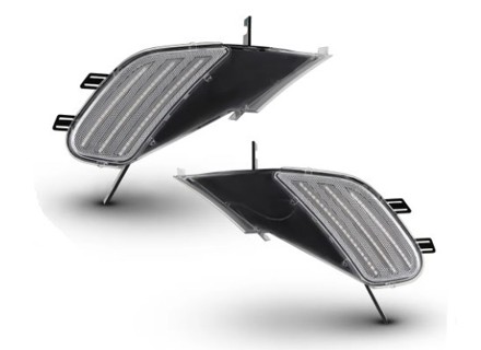 Side repeaters sequential LED with clear lens. Porsche Cayenne 955 - 95563103300, 95563103301, 95563103400, 95563103401