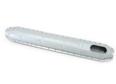 Heating tube inside sill left/right for Porsche 911/912, 1965 - 68 - 91150340000 - ECK8159, HOT11.1.103, HOT111103