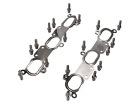 Schraubensatz für die Auspuffkrümmerdichtung. Porsche 997 GT3 - 99907358901, 90037822701, 90037813100