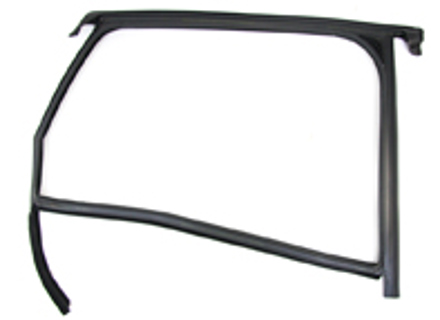 Rear door window glass channel. Porsche Macan - 95B839431D, 95B839431, 95B839432D, 95B839432