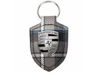 Porsche Turbonite Crest key ring – 50Y Turbo Collection - WAP0503690S50Y Porsche Turbonite Crest key ring – 50Y Turbo Collection - WAP0503690S50Y