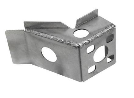 Door hinge support upper and lower. Porsche 356C - 64450123100, 64450123200 - PP104DBL, P104DBL, PP104DBR, P104DBR